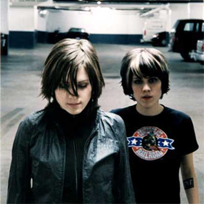 image of Tegan and Sara from 2002